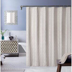 Ellen Tracy Beige Monte Carlo Elegant Intricate Design Trellis Textured Polyeste